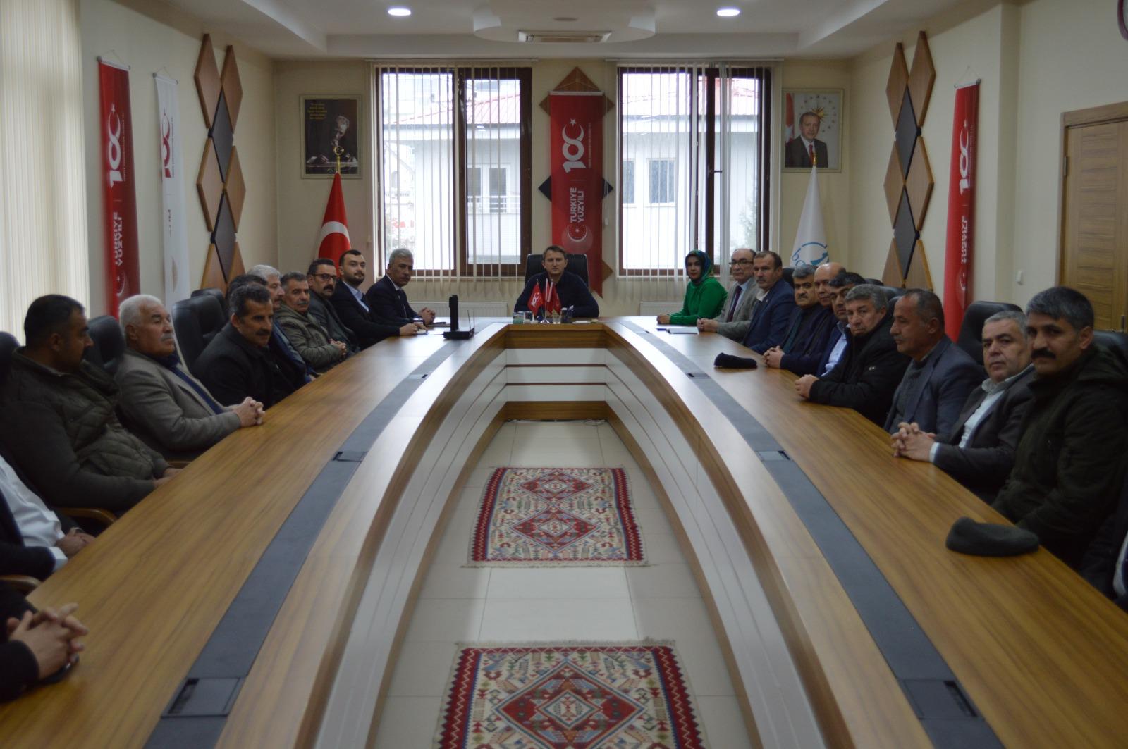 Baykan Kalkınma Yerel Eylem Grubu Derneği Muhtarlar Toplantısı Düzenledi